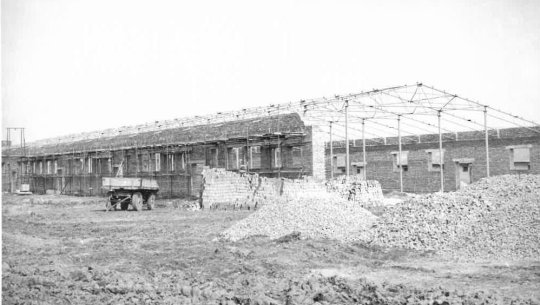Výstavba v areálu JZD, 1979